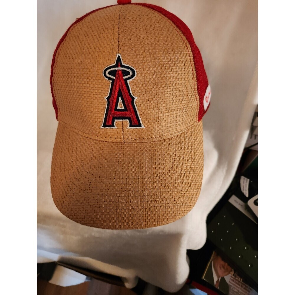 LA Angels of Anaheim Wicker Snapback Hat Baseball Promo Salinas NWT
